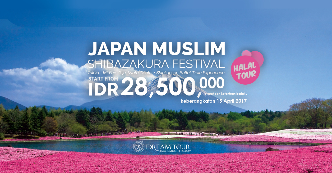 Paket wisata muslim jepang dreamtour, halal tour japan