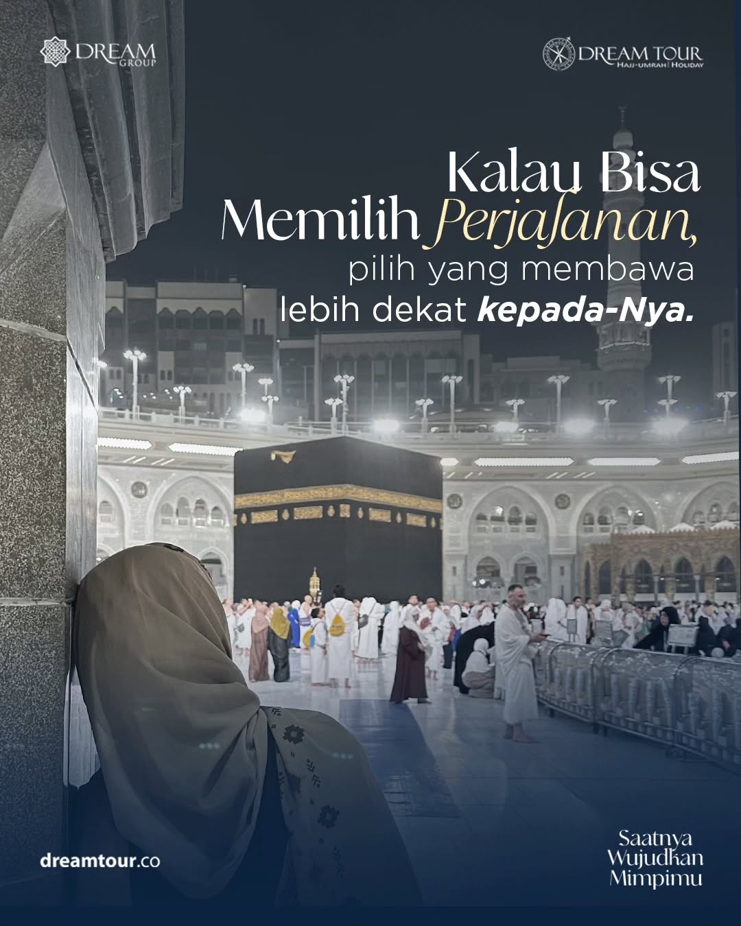 Sahabat Dream, memilih perjalanan umrah bukan hanya tentang sampai ke Tanah Suci,...
